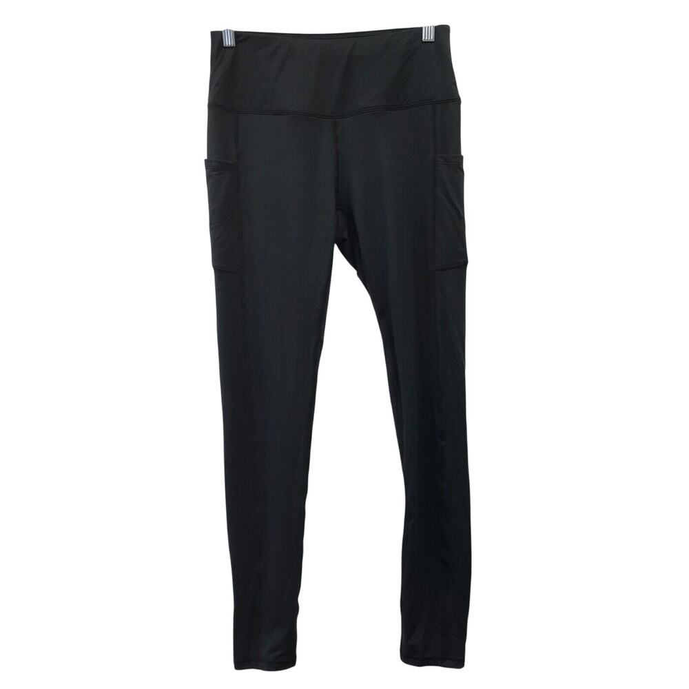 Mango Pants Womens Medium Activewear Gray Yoga Pockets